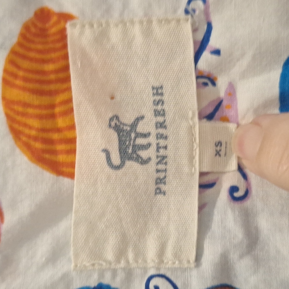 Printfresh Seafood Boil Button Down Pajama Shirt … - image 2